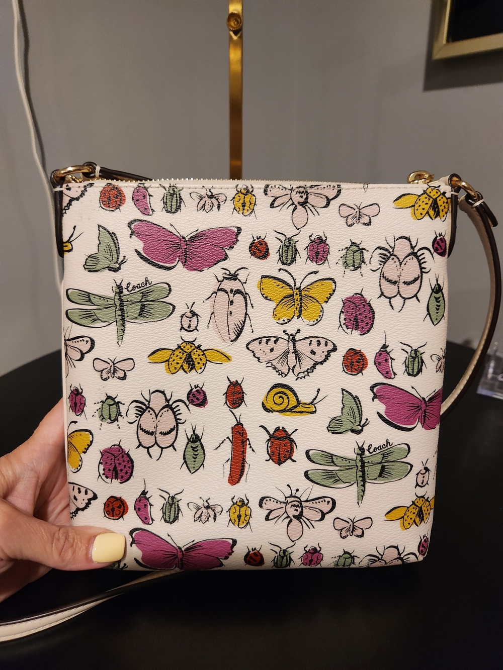 Coach Mini Rowan File Crossbody Bag With Creature Print - Picture 3 of 9